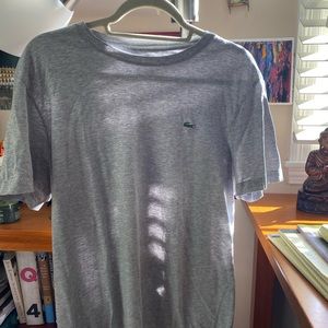 Lacoste Heather Gray Medium Slim Fit T-Shirt
